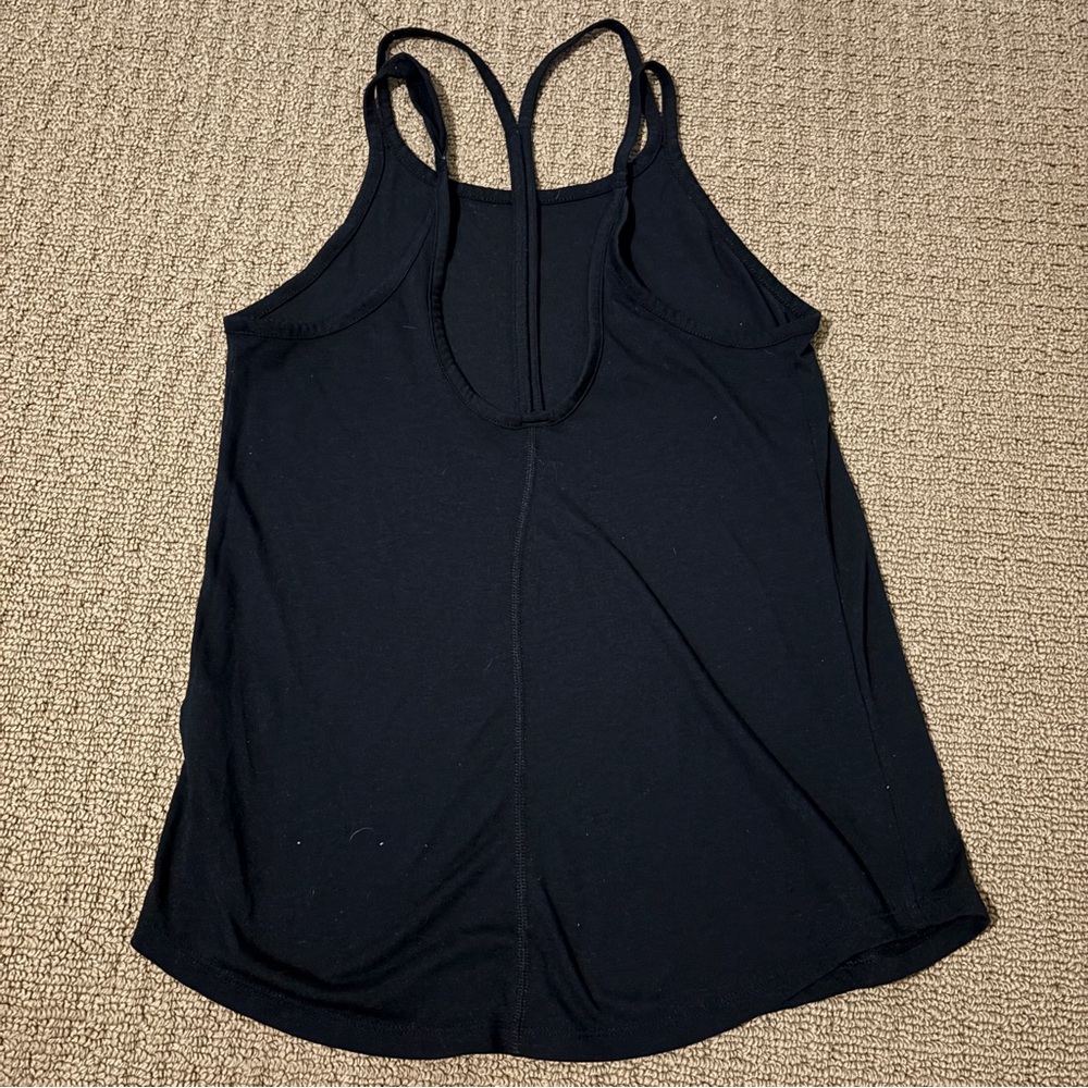 Women’s Nike Yoga Strappy Black Racerback Tank Top